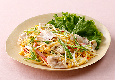 豚しゃぶのパスタサラダ